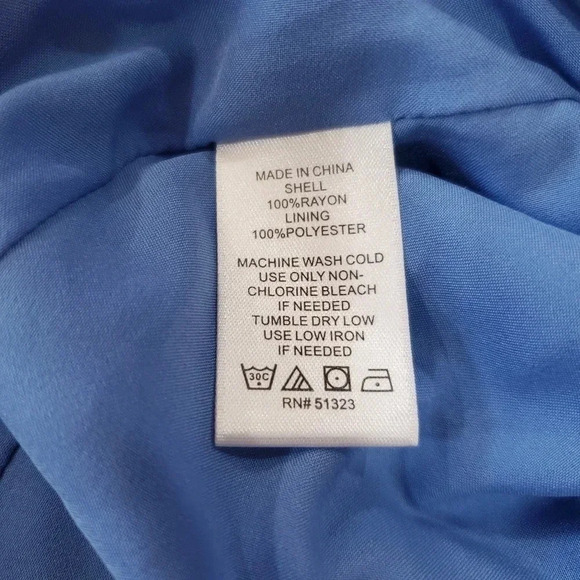 1. State XS Racerback blue and Red Floral Dress Mini Summer Sun - Picture 7 of 8